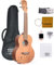 TODO 23 Zoll Konzert The Nile Ukulele Mahagoni für Erwachsene Anfänger Kit mit Carbon Saiten, Capon, Gurt