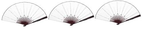 Holibanna 3St Leuchtender Faltfächer tragbarer handventilator handheld fan partydeko einschulung falten Festival-Handfächer Leuchtende Handventilatoren Handventilator mit LED-Licht Papier