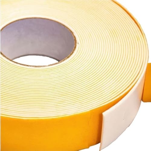CABLEPELADO Cinta Anticondensación Autoadhesiva Arma Flex 50 mm x 10 m Blanco | Aislante Térmico para Aire Acondicionado, Calefacción, Ventilación | Previene Moho y Condensación | Grosor 3 mm