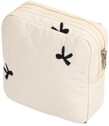 Periode Pad Storage Bag - Tiny Reißverschlusshülle, stabil wasserdichte Sanitärdachterhalter, Feminine Care Organizer Beutel | Pflegepolsterbeutel für Teenager, Tampon-Lagerung, reisefreundliche Acces