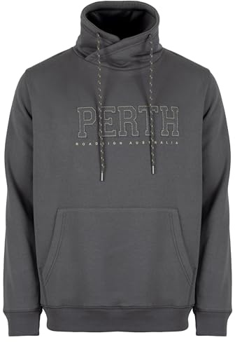 ROADSIGN australia Herren Sweatshirt Tube modern interpretiert für Urbane Herbstmomente anthrazit, 3XL