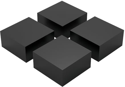 WJnflQN -Anti-Vibrationspads, Unterlegscheiben-Vibrationspads | stoßfeste, rutschfeste Stabilisatorblöcke für Bodennähmaschine, Kondensator, HVAC-System, Waschmaschine, Luftkompressor-Gener