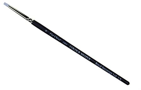 Colour Shaper Cup Chisel 0 Flat Painting Shaper Brush - Grey