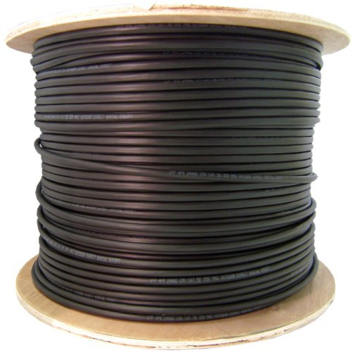 CableWholesale 1000ft CAT5e Network Cable 305m Black - Network Cables (305m, Cat5e, Black)