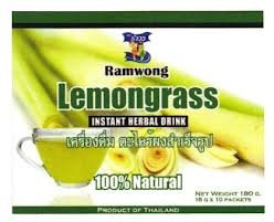 Ramwong Instant Lemongrass Drink 180g. (18g. x 10 Sachets)