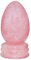 KYEYGWO Rose Quartz Carved Eggs with Stand, Healing Crystal Meditation Chakra Balancing Reiki Crafts Home Decoration