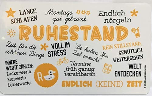 GILDE 1X Brettchen Ruhestand
