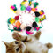 Sarekung Chat Souris Jouets Plume Souris interactif Mini Animal drôle Jouant Jouets pour Chats Chaton (100pcs)