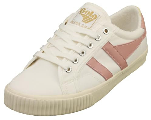 Gola Femme Tennis Mark Cox Basket, Blanc cassé Rose Craie, 40 EU