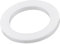 sourcing map 10er Pack PTFE Flachdichtung 24mm ä.D. 16mm i.D. 2mm dick 3/4″Flansch weiß
