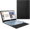 FINTIE Sleeve Case for 14'' ASUS Chromebook Flip C433TA / ASUS Chromebook C425 / Lenovo Yoga Slim 7 14IIL05 / Dell Latitude 7410 7420 - Premium PU Leather Portfolio Book Cover, Black