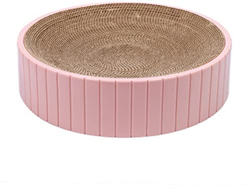 Engrosado en forma de cuenco, resistente al desgaste, rascador para gatos, papel corrugado, divertido gato, juguete para gatos, garras para pulir, redondo, rascador para gatos, arena para gatos