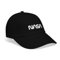 Spreadshirt NASA Logo Baseballkappe, One Size, Schwarz/Schwarz