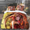 DATE A LIVE Bettwäsche-Set, 3-teilig, Tokisaki Kurumi, 3D-Digitaldruck, Bettbezug mit 1 Bettbezug und 2 Kissenbezügen