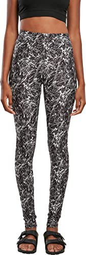Urban Classics Damen Yogahose, Klassisch, Blackpaint, XS