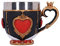 Nemesis Now Pinkys Up Tasse Motif Reine des cœurs Noir 11 cm