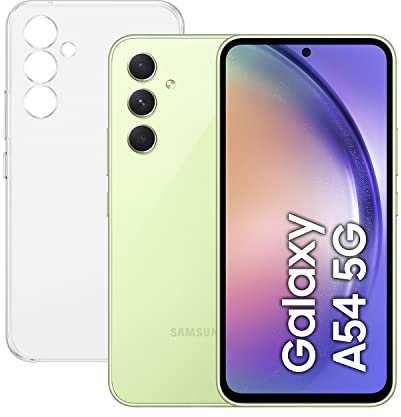 SAMSUNG Galaxy A54 5G (256GB, 8GB de RAM) Smartphone Android Color Verde, Pantalla Infinity-O FHD+ de 6,4 Pulgadas, Batería de 5000 mAh, Exclusivo Amazon (Versión española)