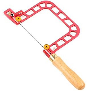 KKnoon Legierter Stahl Manuelle Drahtsäge Aluminiumlegierung Rahmen Laubsäge Holzbearbeitung Laubsägen Handzugsäge Handwerkzeug