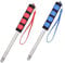 ds. distinctive style Telescopic Flag Pole 2 Pcs Handheld Flag Pole Stainless Steel Tour Guide Flag Pole (2m & 2m)