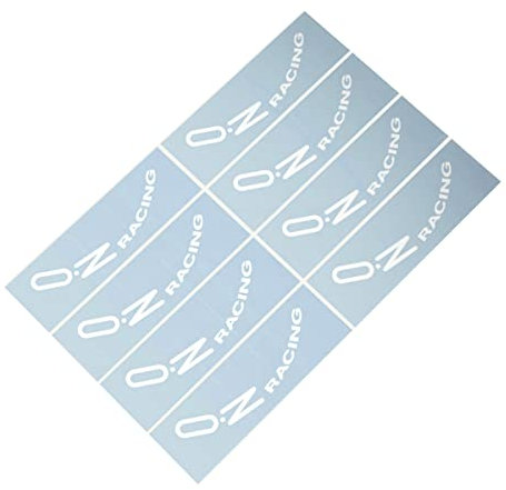 NICKAL 8PCS Auto Felge Aufkleber Racing Für Alfa Romeo Giulietta MITO 159 147 156 Giulia Stelvio Q4 Sportiva OZ Auto Zubehör,White Style