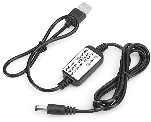 5V 12V USB-Stromdatenkabel für Walkie Talkie, 100cm Stromversorgungsleitung für Radios, Ladekabel für TH-UV8000D, TC-MD280, MD390