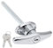 Qjaiune Truck Cap Locking T-Handles 1 Pack Camper Topper Lock, Camper Shell Locks and Keys T-Handle Canopy Replacement Lock, Silver T Handle Garage Lock Blind Mount Locking T-Handle Leer Lock