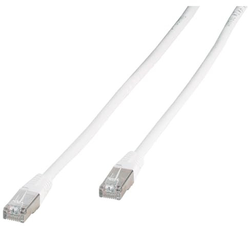 Vivanco Hochwertiges CAT6 Netzwerkkabel, Geschirmtes LAN Kabel, Twisted Pair, LAN-Anschluss Stecker, F/UTP, 3m – Für Gigabit-Netzwerke optimiert