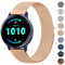Metal Strap Compatible with Garmin Vivoactive 5 Strap/Garmin Vivoactive 3 Strap,20mm Adjustable Stainless Steel Metal Strap for Garmin Vivoactive 5/Vivomove 3/Forerunner 245/645 Music (Rose Gold)