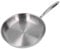 Gavigain Edelstahl Bratpfanne, verdickter 304 Edelstahl unbeschichtet 3 Schichten Edelstahl Pfanne für Omelette Kochen (28cm)
