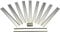 EliteKoopers 10Pcs Silver Fence Trellis Topper Bracket Extension Arms With Screws