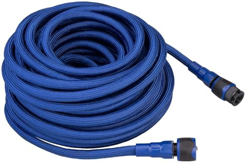 Semptec Urban Survival Technology Premium Gartenschlauch: Extra-Leichter Wasserschlauch, bis 24 bar, mit Schlauchverbinder, 25 m (Wohnmobil Zubehöre Camping, Silikonschlauch lebensmittelecht)