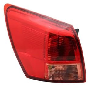 Für N&issan Für Qashqai 2008 2007 2009 2010 Auto Innen Außen Rücklicht Signal Bremsleuchte Rücklicht Rücklichter ohne Glühbirne (außen Links)