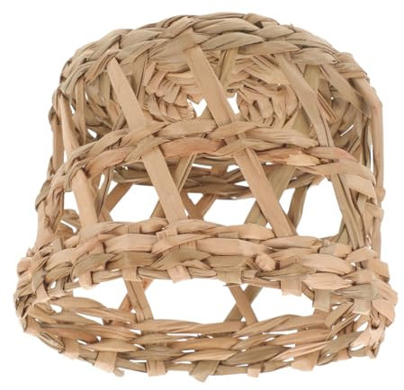 Gadpiparty Abat-jour En Paille Abat-jour Décoratif En Paille Tressée Abat-jour Pour Lampe Suspendue Abat-jour Rétro Suspension Abat-jour Ombre Légère Abat-jour Pour Suspension Abat-jour Tissé