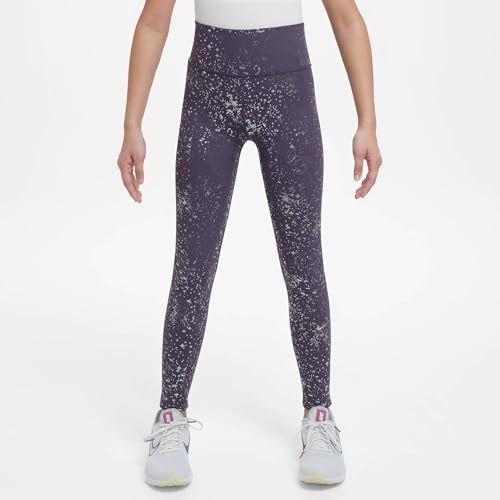 NIKE G NK DF ONE Tight SHNE Dark Raisin/METALLIC Silver - M