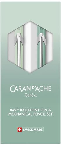 Caran D'Ache Geschenketui für Kugelschreiber und Druckbleistift, Motiv: Nebelwald