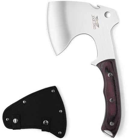 JXE JXO Hatchet, 9.4 Full Tang Camp Hatchet Bushcraft and Camping Gear - with Nylon Sheath