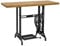 Woonisher Nähmaschinen-Konsolentisch 110×40×75 cm beistelltisch Holz Outdoor klein Tisch