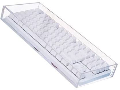 Acryl-Tastaturabdeckung, staubdichtes Design für Büro und Zuhause, 104 Layout-Schutz, kratzfest, Tastaturschutz, Acryl
