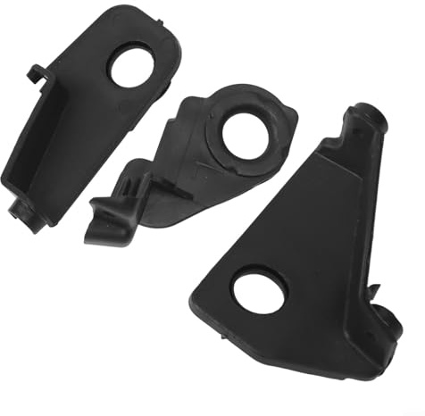 Hasaller Scheinwerfer-Reparatur-Clips für linke Seite, Kunststoff-Scheinwerfer-Montagehalterung, Befestigungsklemme 5K0998225 mit 3 Befestigungsclips und 6 Schrauben für MK6 2009–2013