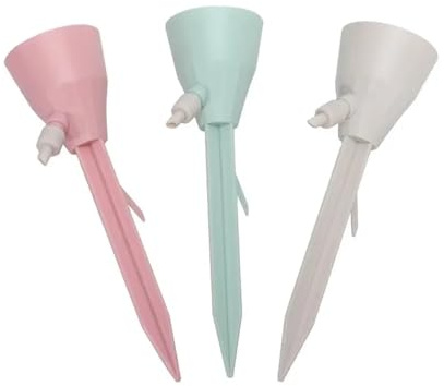 Sistema de riego por goteo ajustable 3 piezas con picos automático for plantas interior y exterior en maceta(Green)