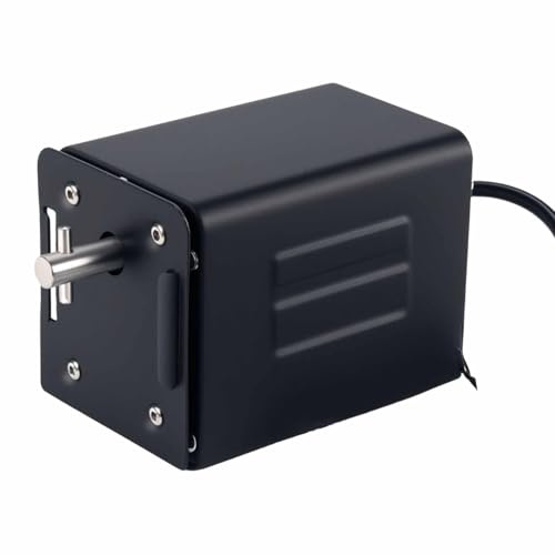 LIULIQ Portable Grill Rotisserie Motor, 15W Universal BBQ Grill Motor Replacement, Stainless Steel Rust-Proof 40-60KG Load, Auto Reverse for Home Party, Outdoor Barbecue, Camping & Gatherings