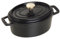 STAUB Gusseisen Bräter/Cocotte, Oval 15 cm, 0,6 L, Aromaregen Funktion für optimale Befeuchtung, Für alle Herdarten inkl. Induktion & Backofen, Schwarz