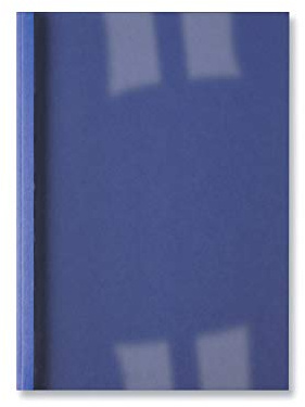 GBC IB386619 Thermobindemappe Business Line Leinen, 3 mm, 100 Stück, royalblau