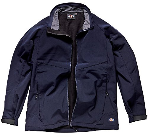 Dickies - Outerwear for Men, Softshell Jacket, Waterproof, Navy Blue, S