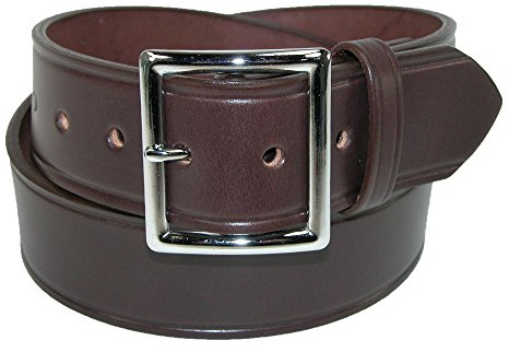Boston Leather Men's Leather 1 3/4 Inch Garrison Belt, 38, Brown