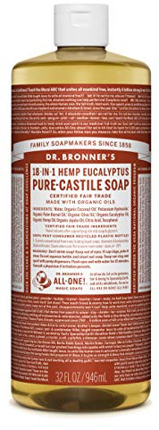 18-in-1 Hemp Eucalyptus Castile Soap 946ml (Dr. Bronner's)