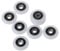 Cuigu 8-teiliges Set für Duschkabinentüren, Rollen, Rollen, Ersatzteile, Durchmesser 23 mm
