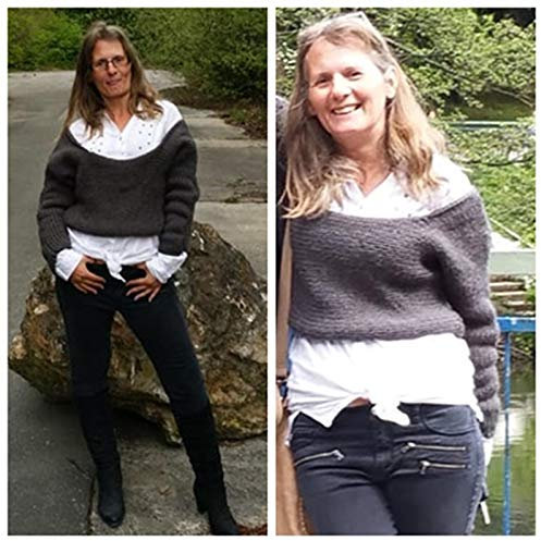 Strickanleitung frecher Damenpulli: ideal für Anfänger