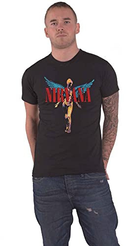 Nirvana Herren Angelic T-Shirt (1er Pack)