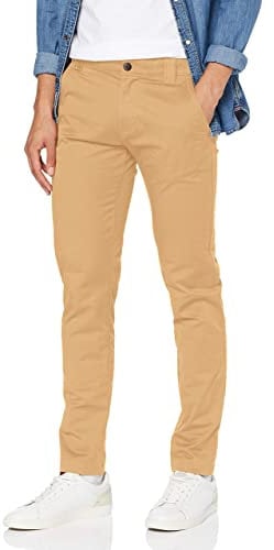 Tommy Jeans Men's Tjm Scanton Chino Pant Pants, Classic Khaki, 32W / 36L